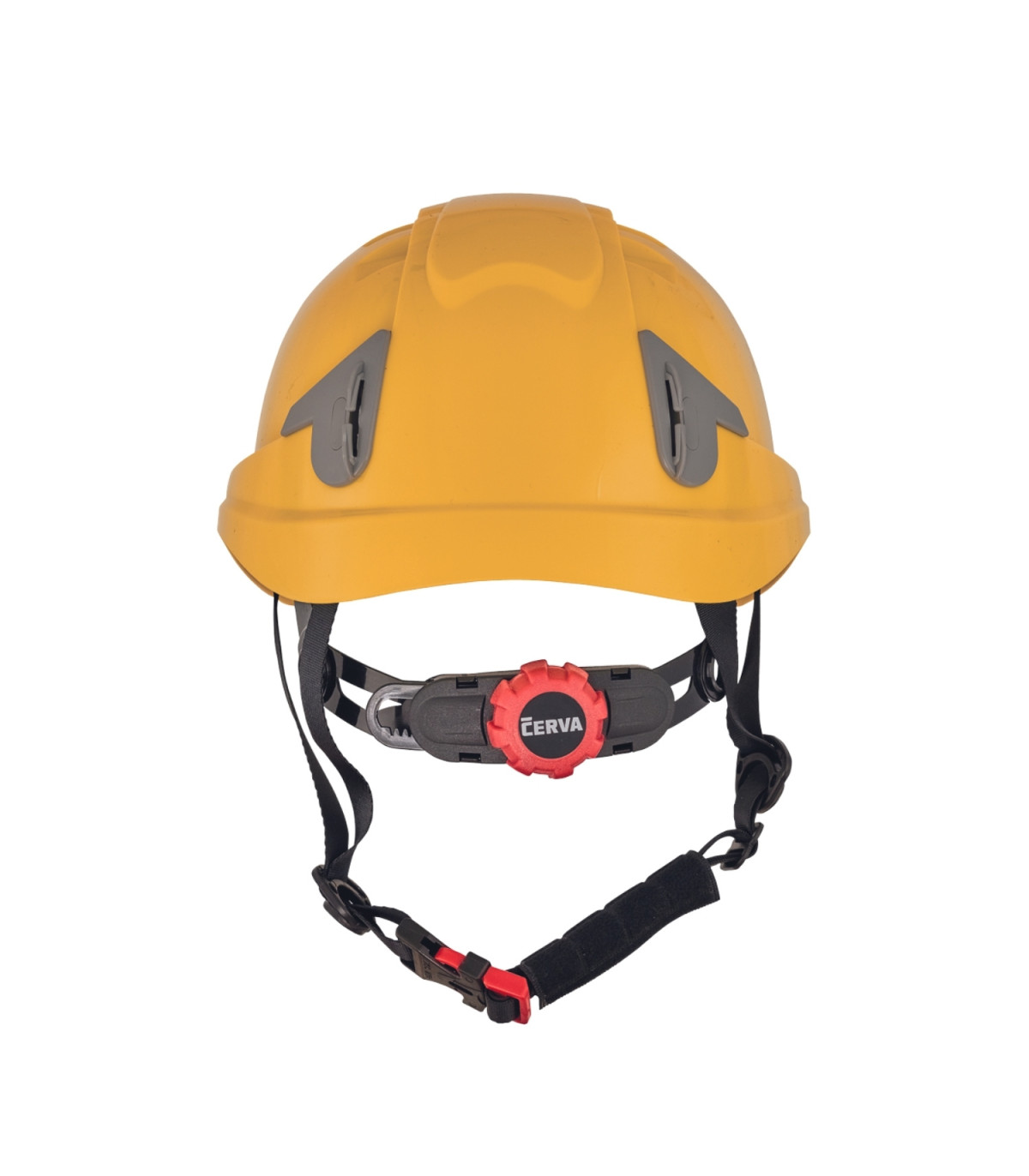 Κράνος εργοταξίου Alpinworker κίτρινο με ενσωματωμένα γυαλιά