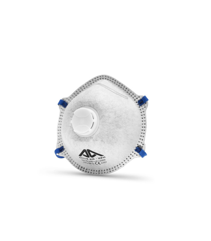 Μάσκα FFP2 NR ενεργού άνθρακα με βαλβίδα AIR R21C
