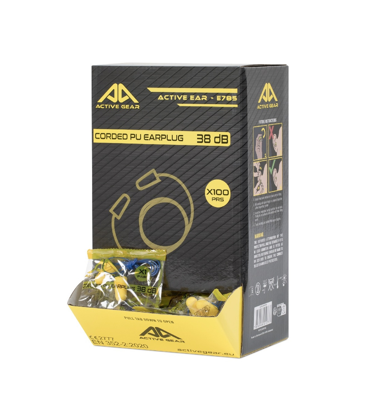 Ωτοασπίδες με κορδόνι E785