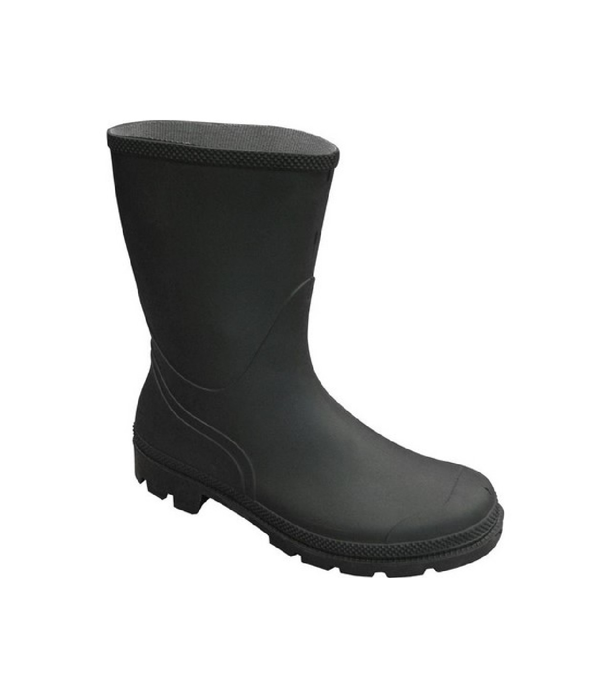 Μπότες κνήμης μαύρη Νο45 - γαλότσες unisex εργασίας