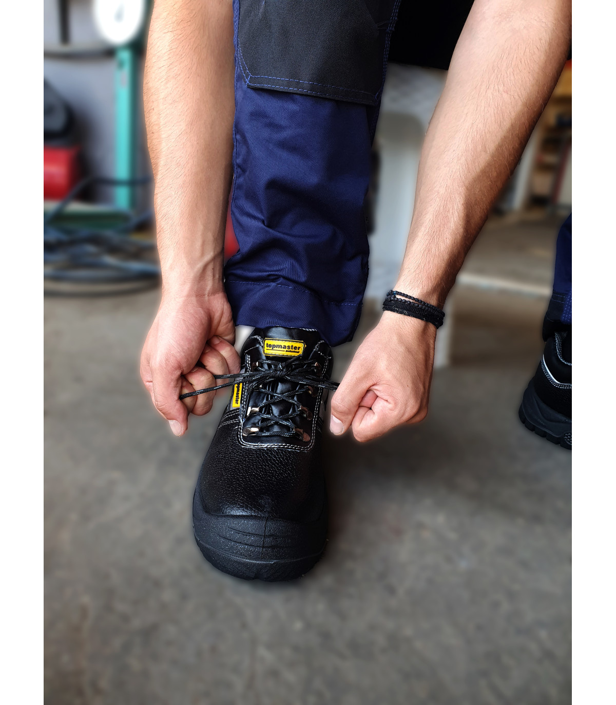 TOP MASTER Παπούτσι δερμάτινο N-44 S3 SRC metal 553324