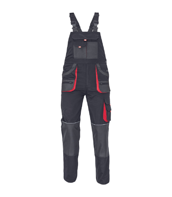 ΦΟΡΜΑ ΕΡΓΑΣΙΑΣ ΜΕ ΤΙΡΑΝΤΕΣ FF HANS ΜΑΥΡΟ/ΑΝΘΡΑΚΙ 100% cotton, 235 g/m² No 48/M