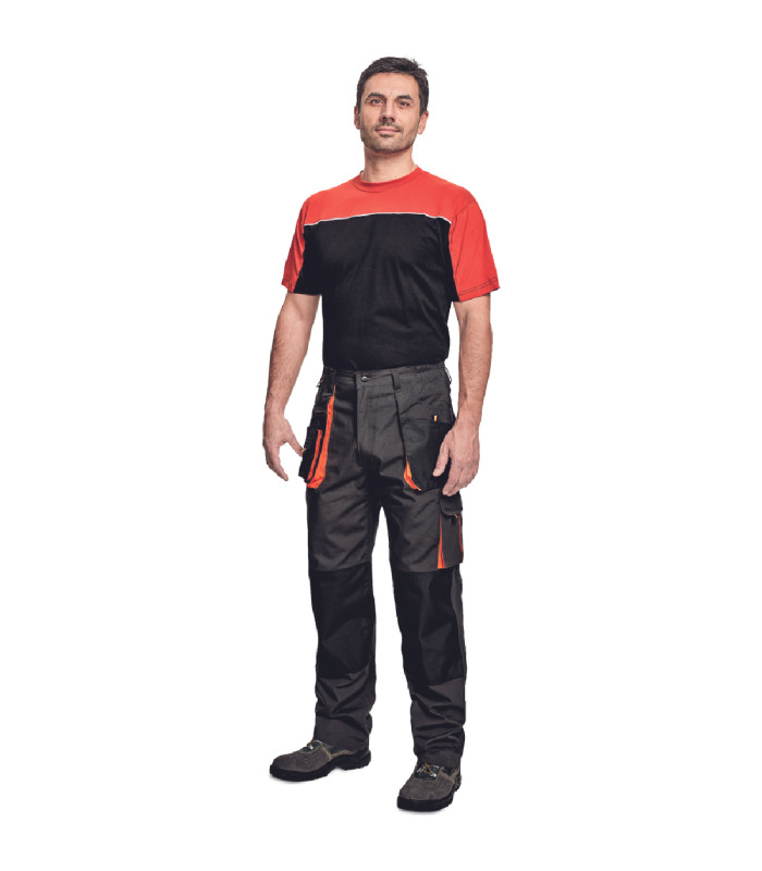 ΜΠΛΟΥΖΑΚΙ ΚΟΝΤΟΜΑΝΙΚΟ ΔΙΧΡΩΜΟ ΓΚΡΙ - ΠΟΡΤΟΚΑΛΙ S