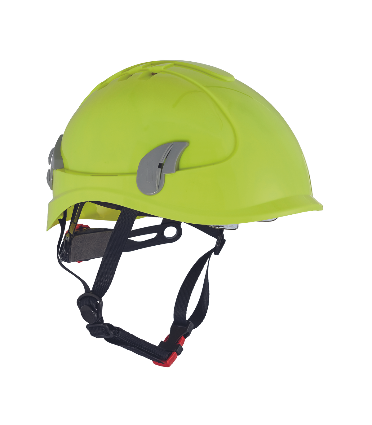 Κράνος εργοταξίου Alpinworker κίτρινο HV με ενσωματωμένα γυαλιά