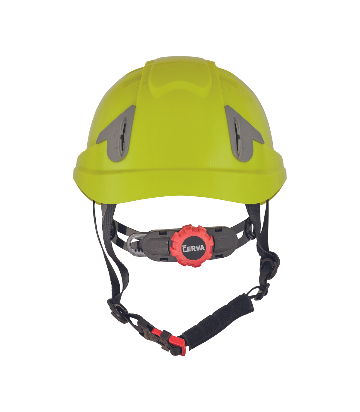 Κράνος εργοταξίου Alpinworker κίτρινο HV με ενσωματωμένα γυαλιά