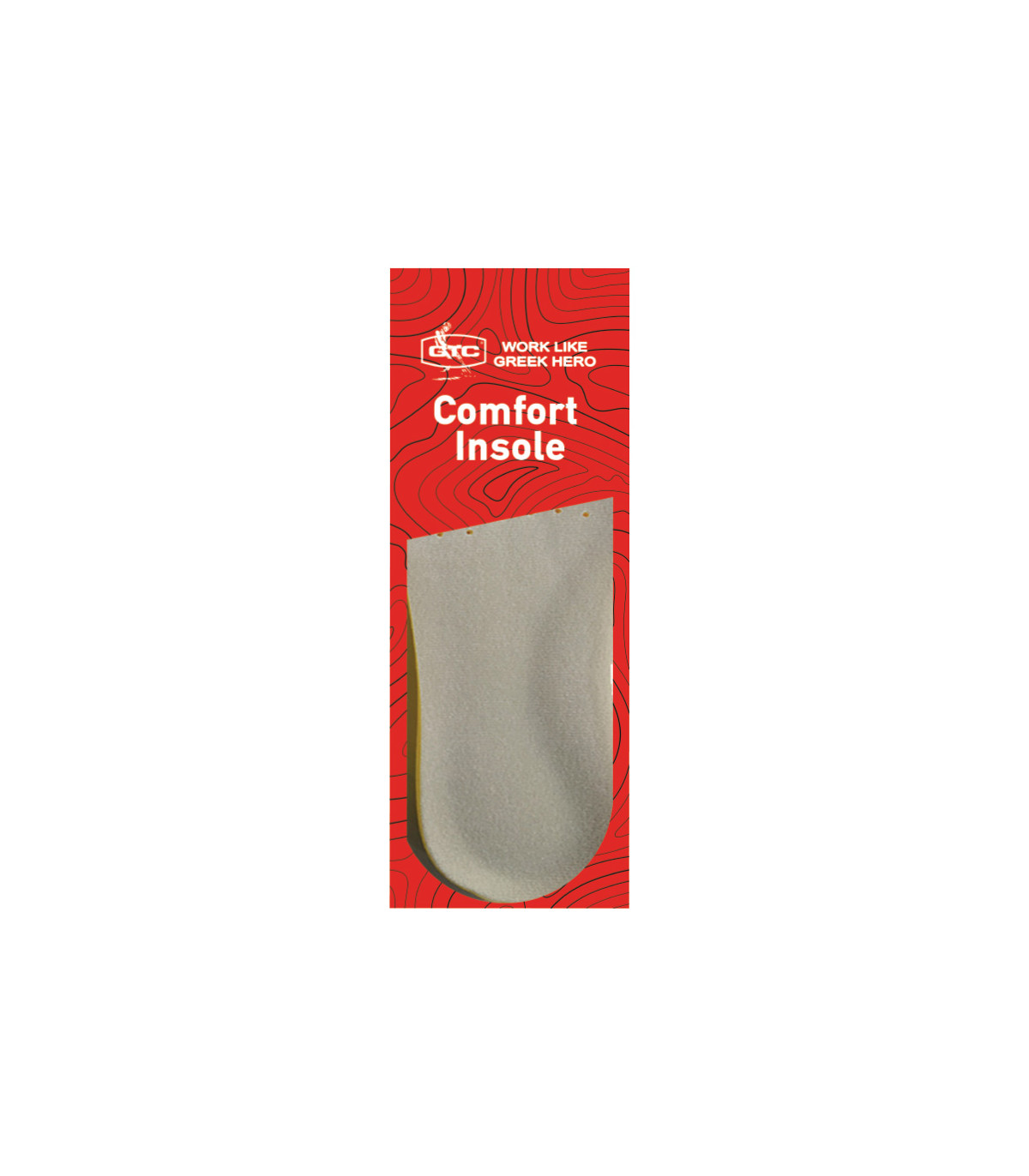 GTC Ανατομικοί Πάτοι Παπουτσιών Εργασίας με Memory Foam No44-47 2τεμ. BDG2BE3