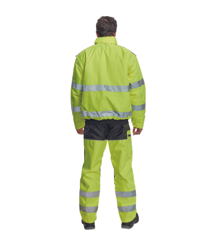 ΜΠΟΥΦΑΝ ΕΡΓΑΣΙΑΣ ΑΔΙΑΒΡΟΧΟ ΨΥΧΟΥΣ CLOVELLY ΚΙΤΡΙΝΟ ΥΨΗΛΗΣ ΕΥΚΡΙΝΕΙΑΣ POLY/PU 160 g/m² XXL