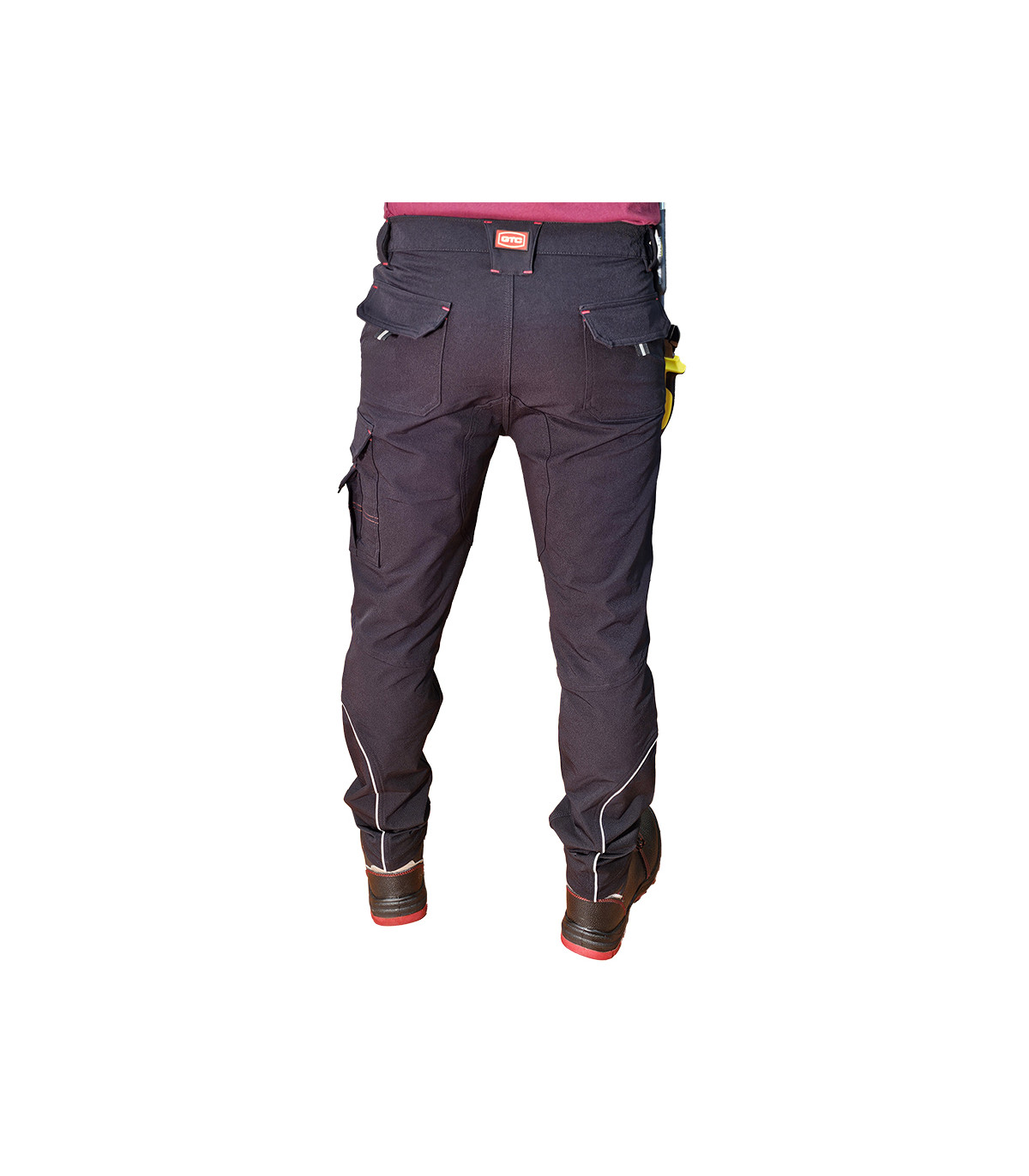 GTC Παντελόνι Εργασίας Hermes Stretch με ελαστίνη Μαύρο No.4XL