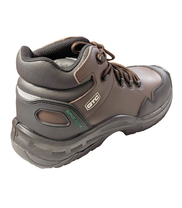 Μποτάκι Εργασίας Priamus High Non-metal No41 S3 SRC 0% Καφέ-Μαύρο