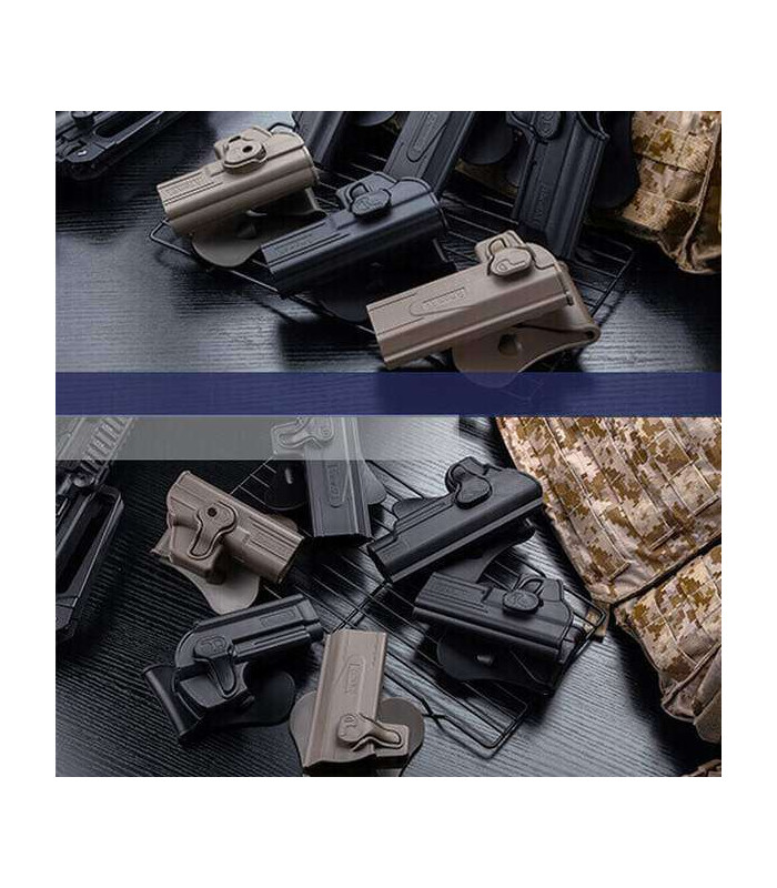 AMOMAX GLOCK 17/22/31 HOLSTER BADDLE