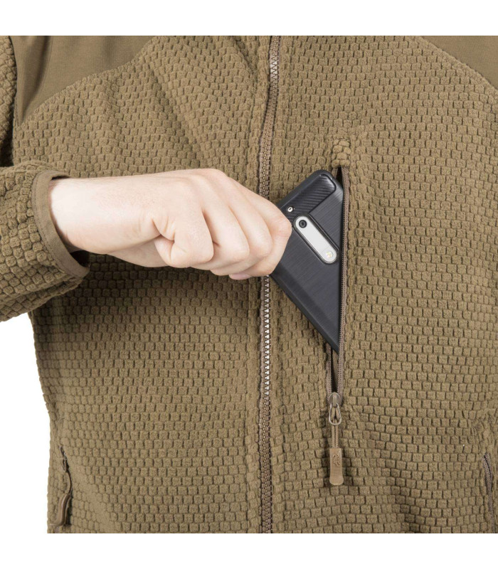 HELIKON-TEX ALPHA HOODIE JACKET - GRID FLEECE