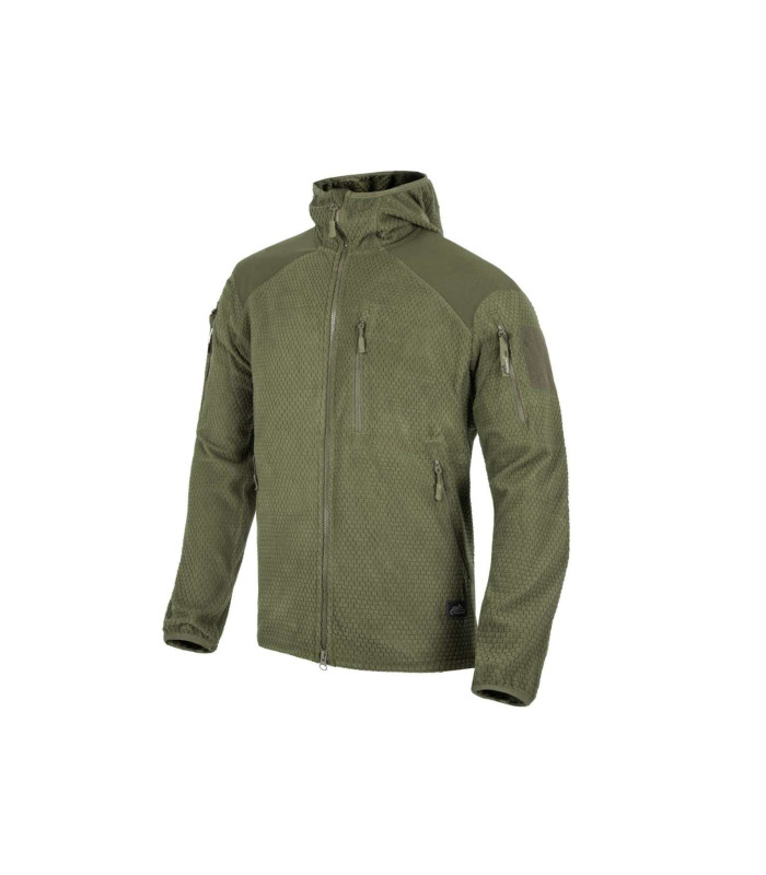 HELIKON-TEX ALPHA HOODIE JACKET - GRID FLEECE