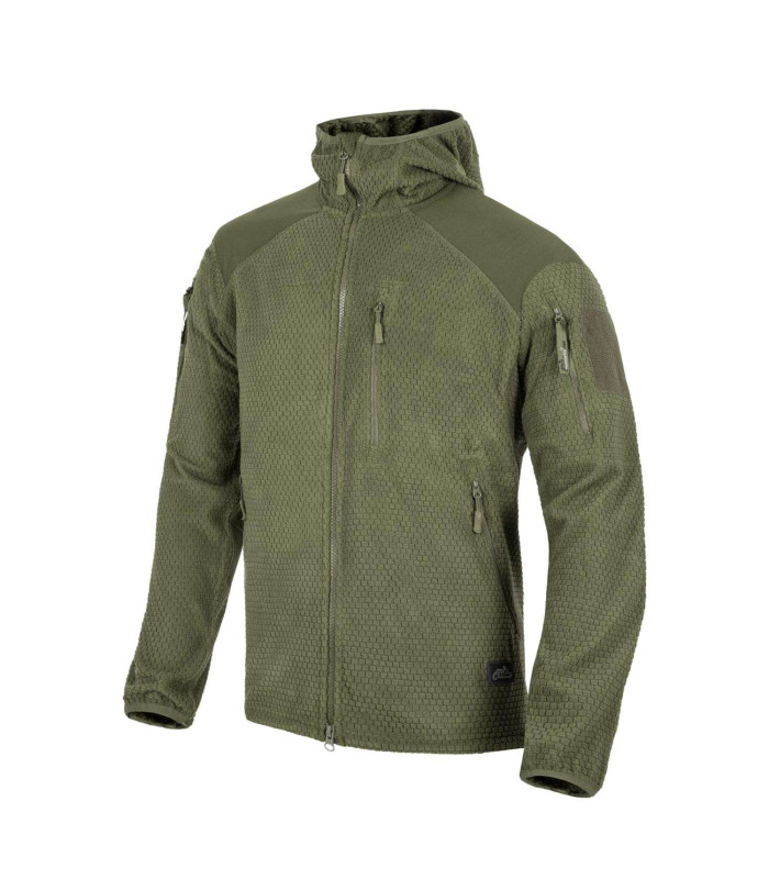 HELIKON-TEX ALPHA HOODIE JACKET - GRID FLEECE