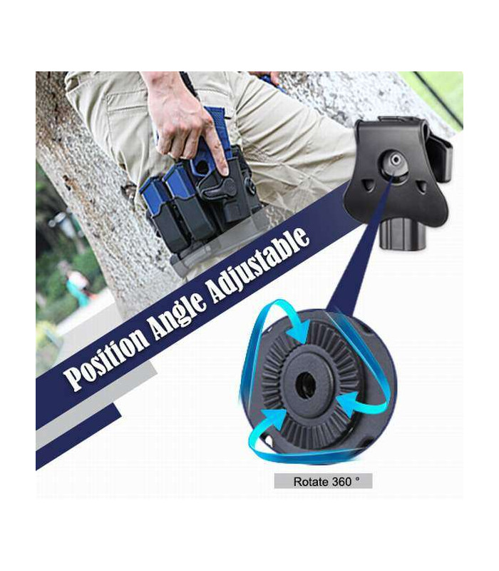 AMOMAX GLOCK 17/22/31 HOLSTER BADDLE