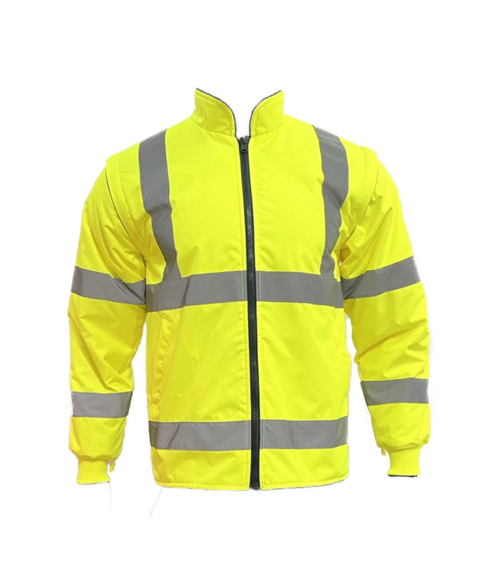 Μπουφάν εργασίας Astral ανακλαστικό κίτρινο-μπλε 5σε1 XL