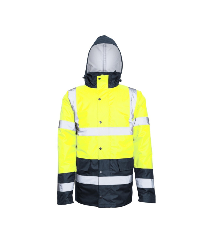 Μπουφάν εργασίας Neon ανακλαστικό κίτρινο-μπλε S HVNEOYS