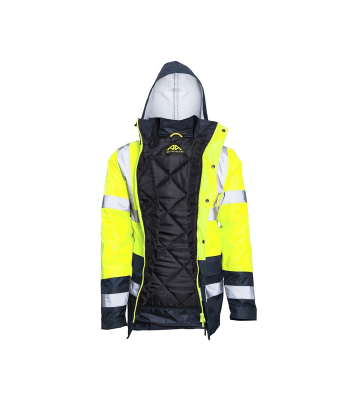 Μπουφάν εργασίας Neon ανακλαστικό κίτρινο-μπλε XL HVNEOYXL
