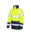 Μπουφάν εργασίας Neon ανακλαστικό κίτρινο-μπλε 4XL HVNEOYXXXXL