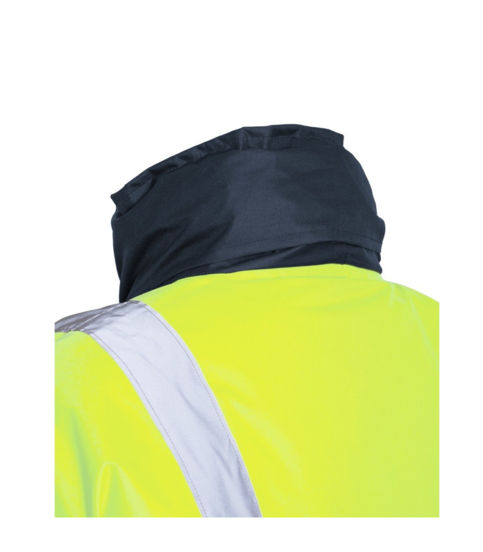 Μπουφάν εργασίας Neon ανακλαστικό κίτρινο-μπλε 4XL HVNEOYXXXXL