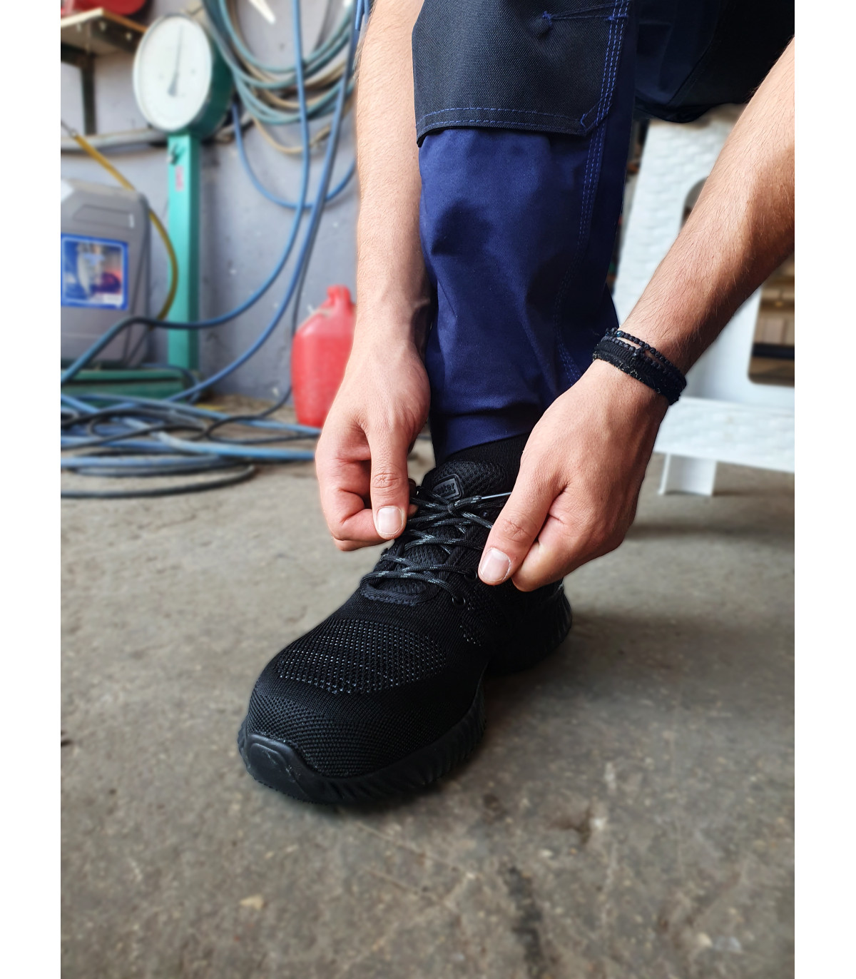 TOP MASTER ΠΑΠΟΥΤΣΙ FLYKNIT N-47 S1 SRA Metal 553408