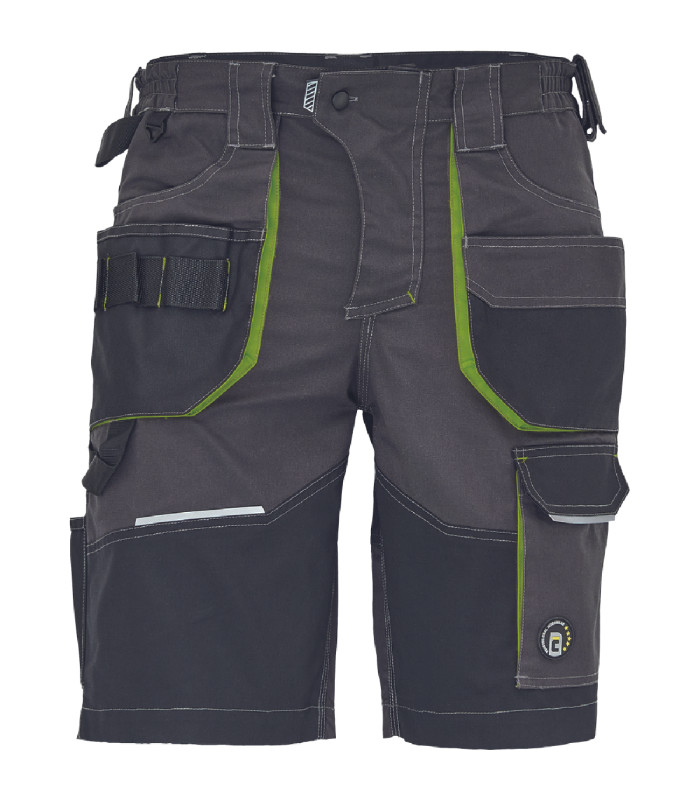 ΒΕΡΜΟΥΔΑ ΕΡΓΑΣΙΑΣ GREENDALE ΑΝΘΡΑΚΙ/ΛΑΙΜ 65%poly-35%cott, 270 g/m² No 64/3XL