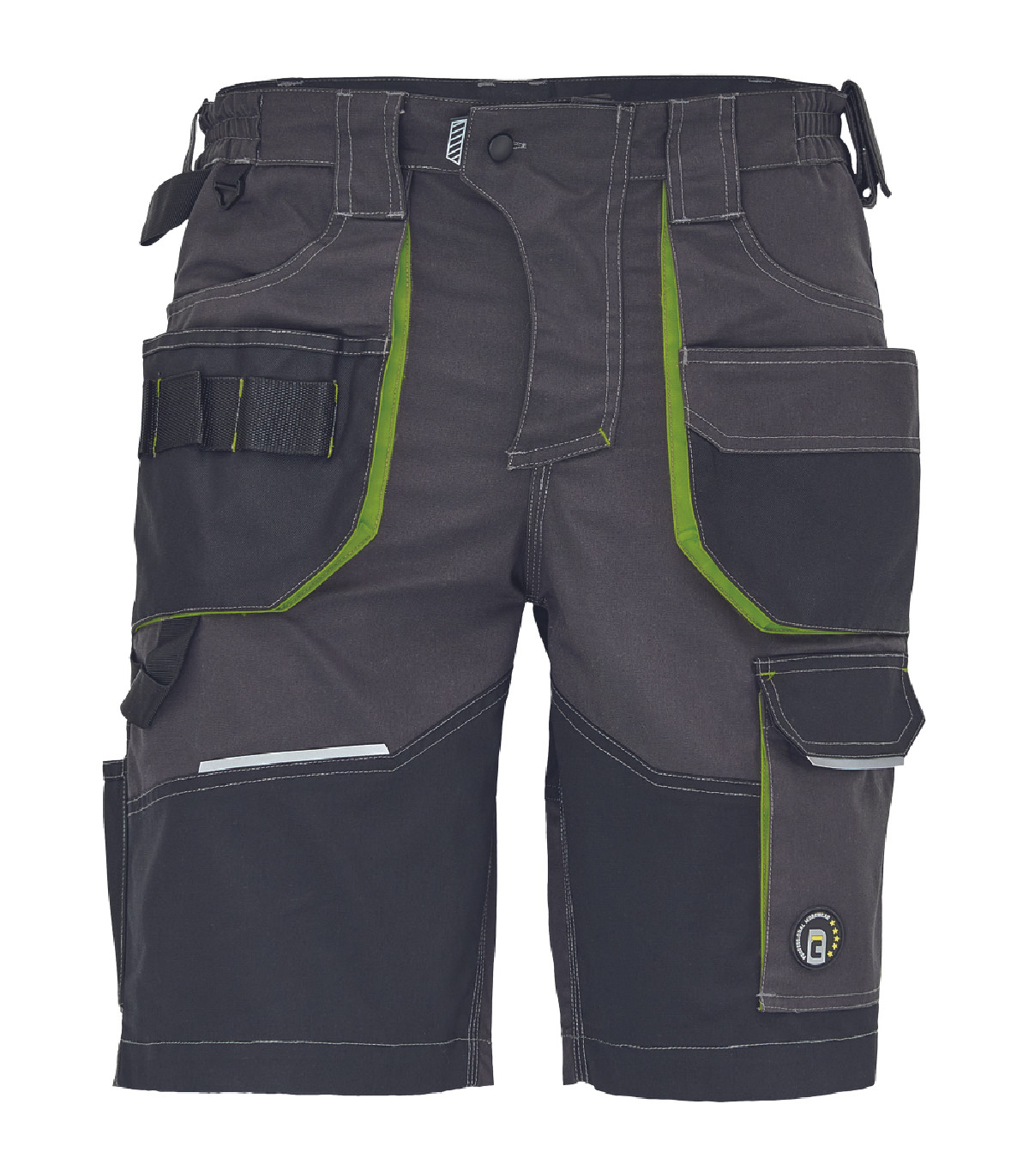 ΒΕΡΜΟΥΔΑ ΕΡΓΑΣΙΑΣ GREENDALE ΑΝΘΡΑΚΙ/ΛΑΙΜ 65%poly-35%cott, 270 g/m² No 64/3XL