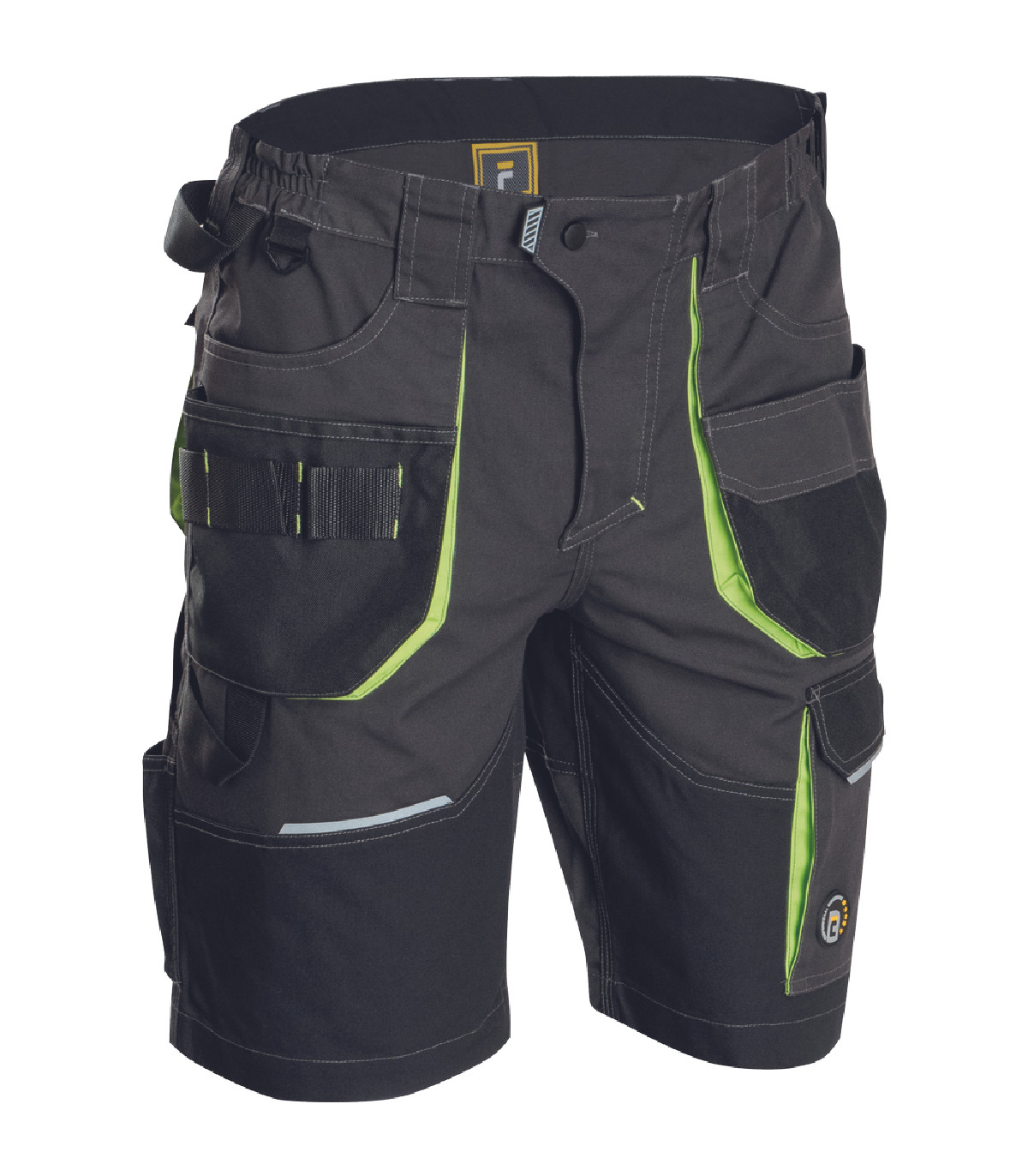 ΒΕΡΜΟΥΔΑ ΕΡΓΑΣΙΑΣ GREENDALE ΑΝΘΡΑΚΙ/ΛΑΙΜ 65%poly-35%cott, 270 g/m² No 64/3XL