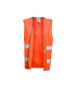 Γιλέκο εργασίας με ανακλαστικές ταινίες πορτοκαλί 3ΧL HVBLAOXXXL