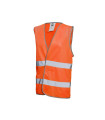 Γιλέκο εργασίας με ανακλαστικές ταινίες πορτοκαλί ΧL HVBLAOXL