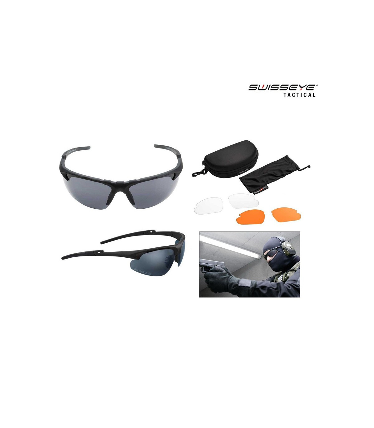 Swiss Eye Apache Μαύρο