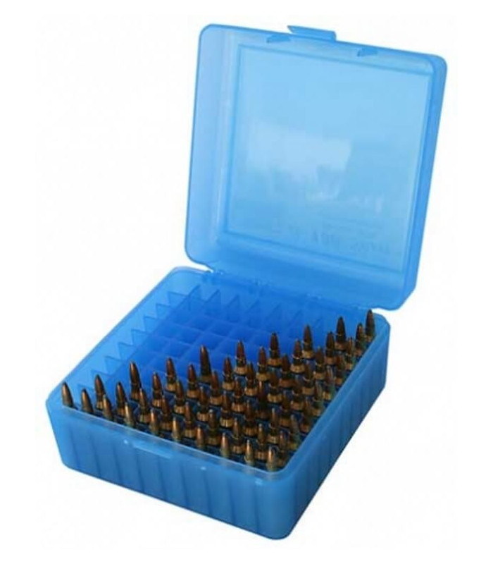 MTM 7.62*51mm 100 pcs Clear Blue