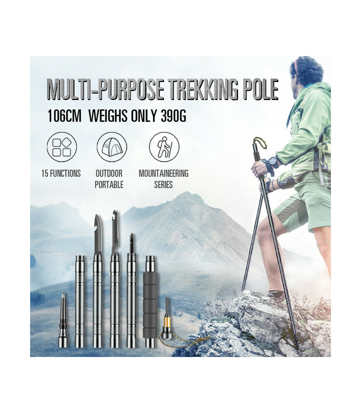 Tactical Trekking Pole