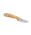 Casstrom Safari Mini Hunter Stabilised Curly Birch Stainless Steel