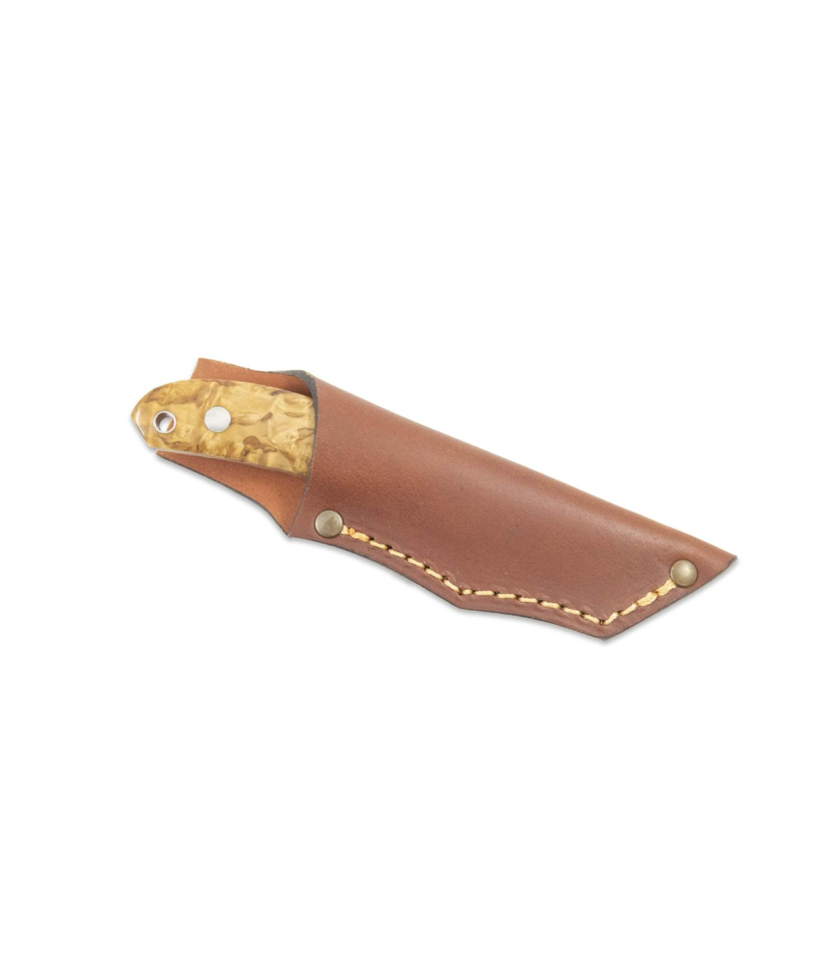 Casstrom Safari Mini Hunter Stabilised Curly Birch Stainless Steel