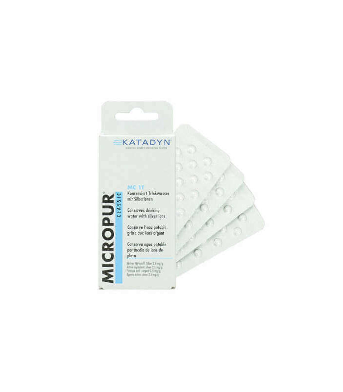 Ταμπλέτες καθαρισμού νερού Katadyn Classic 100 τεμ.