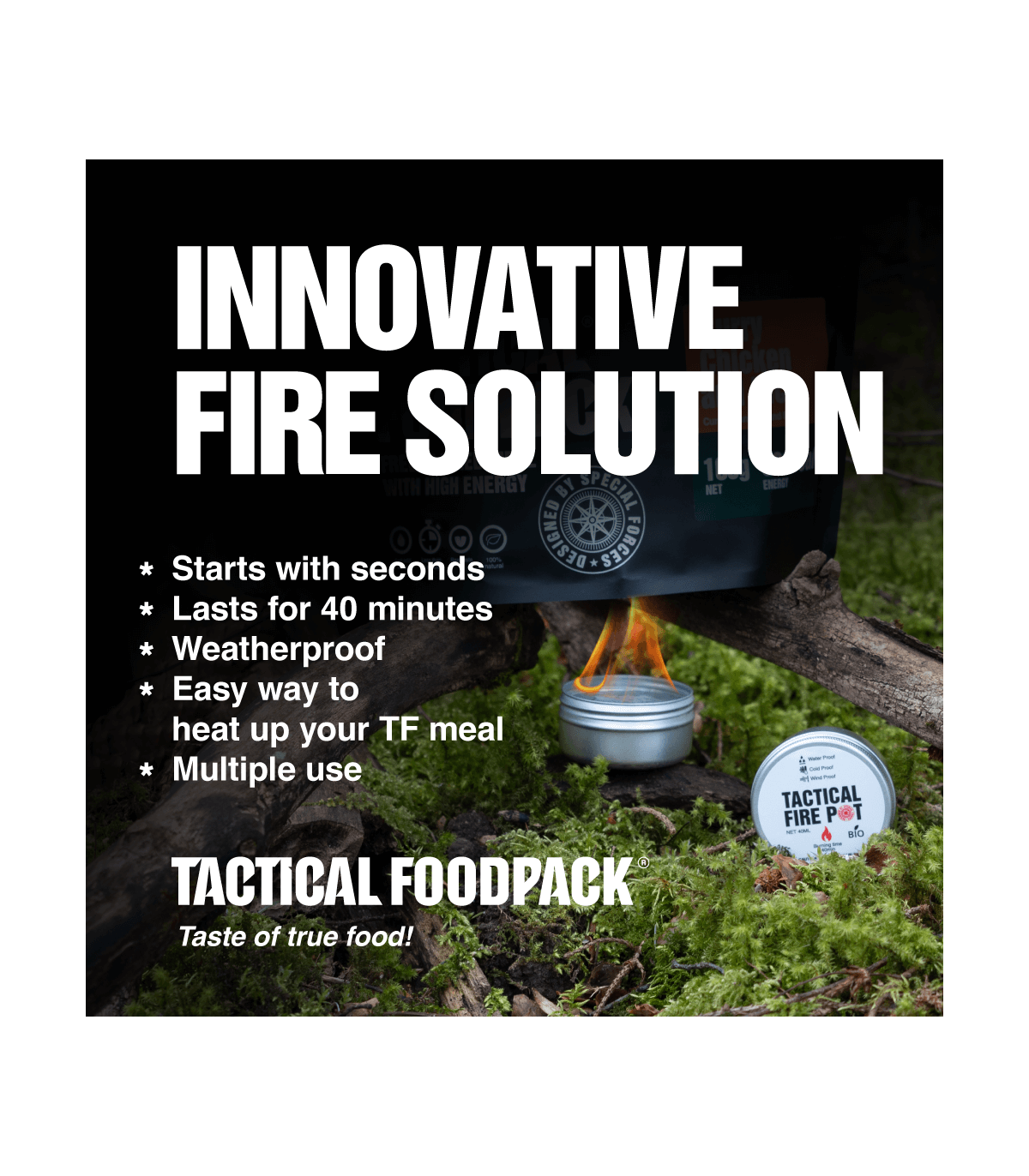 Tactical Foodpack Tactical Fire Pot 40ml