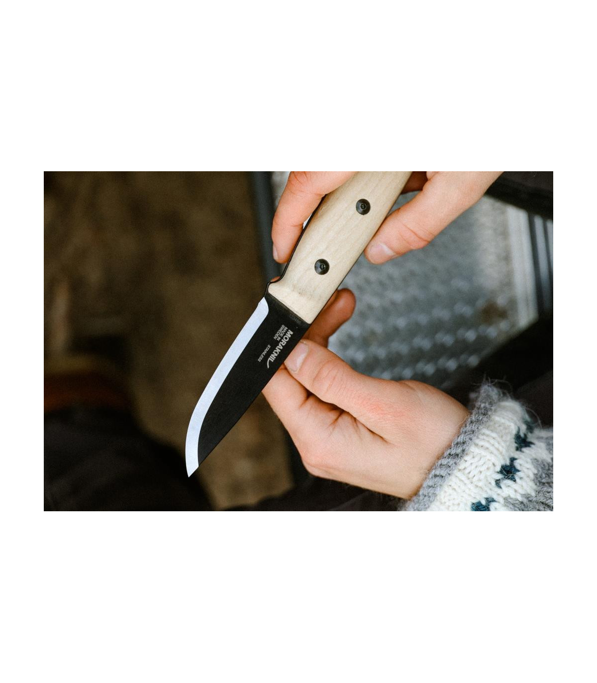 Morakniv Finn BlackBlade (S) Ash Wood