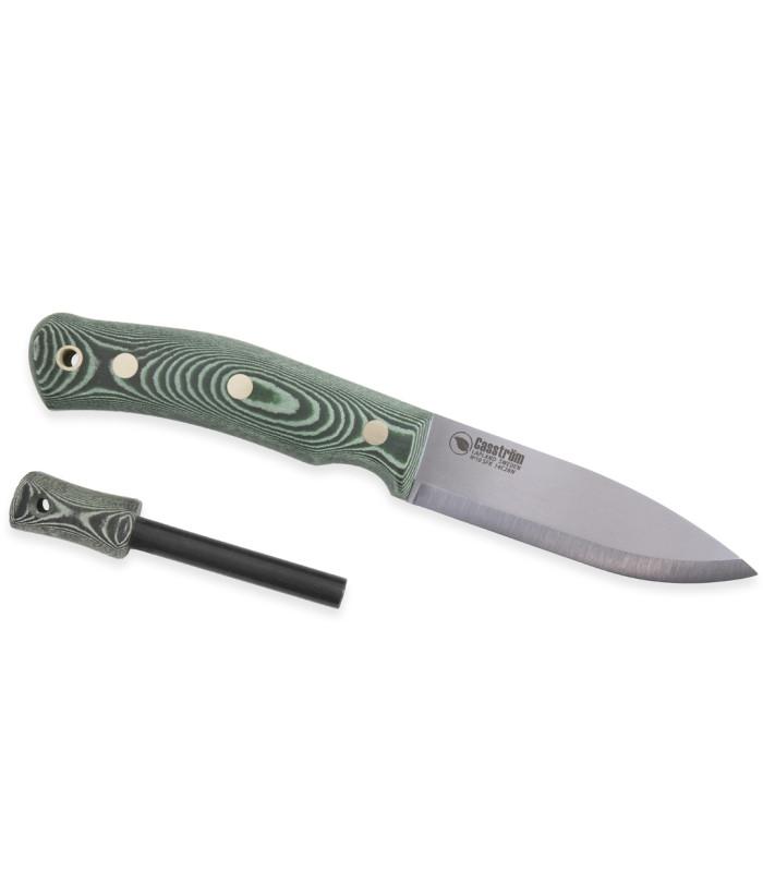Casstrom No.10 Swedish Forest Knive Micarta Stainless Steel w Firesteel