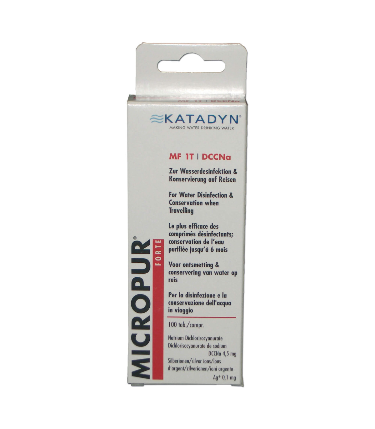 Ταμπλέτες καθαρισμού νερού Katadyn Micropur Forte 50 τεμ.