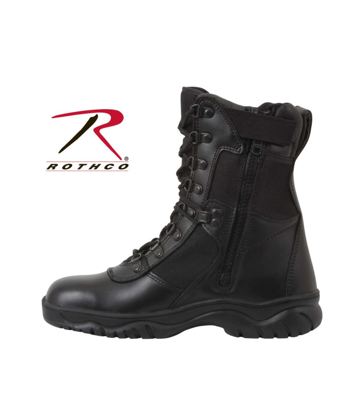 ROTHCO FORCED ENTRY TACTICAL BOOT SIDE ZIPPER