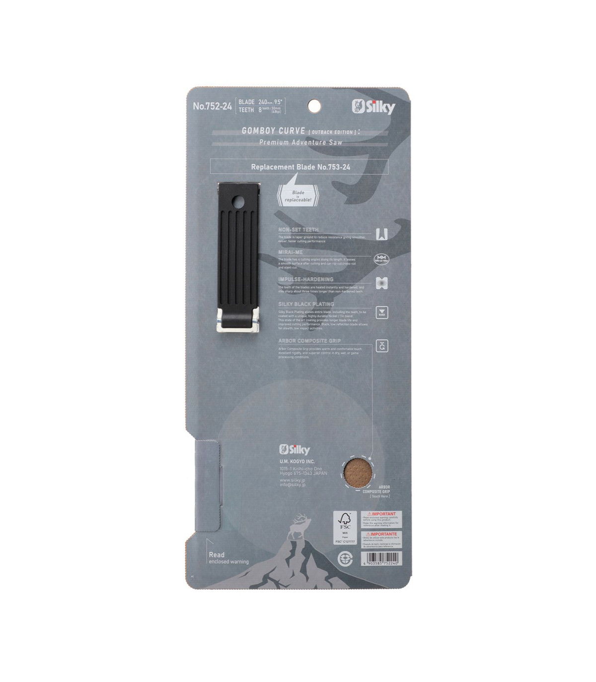 Silky Saw Gomboy Curve Outback Edition 240-8