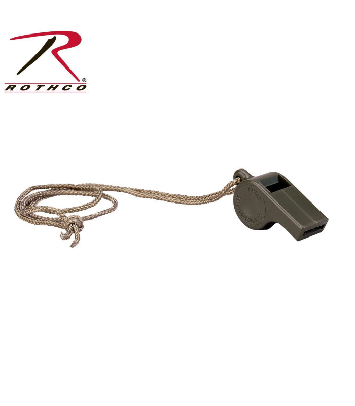 ROTHCO G.I. STYLE POLICE WHISTLE