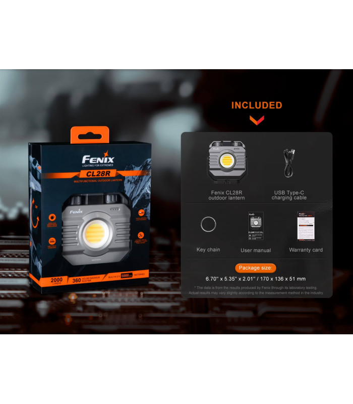 Φακός Fenix CL28R Επαναφορτιζόμενος με USB