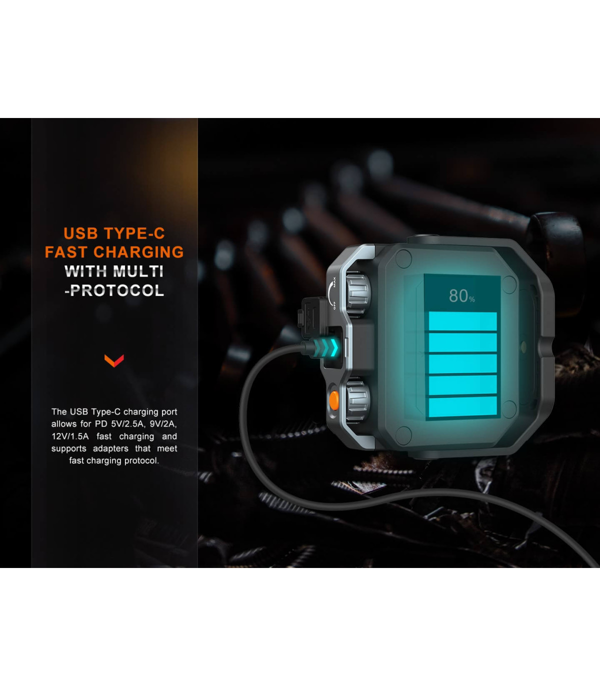 Φακός Fenix CL28R Επαναφορτιζόμενος με USB