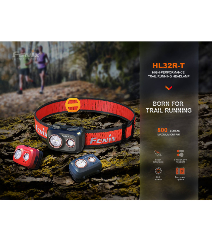 Φακός Κεφαλής Fenix HL32R-T Επαναφορτιζόμενος με USB