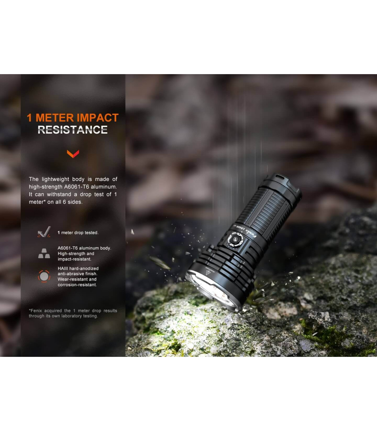 Φακός Fenix LR40R V2.0 Επαναφορτιζόμενος με USB