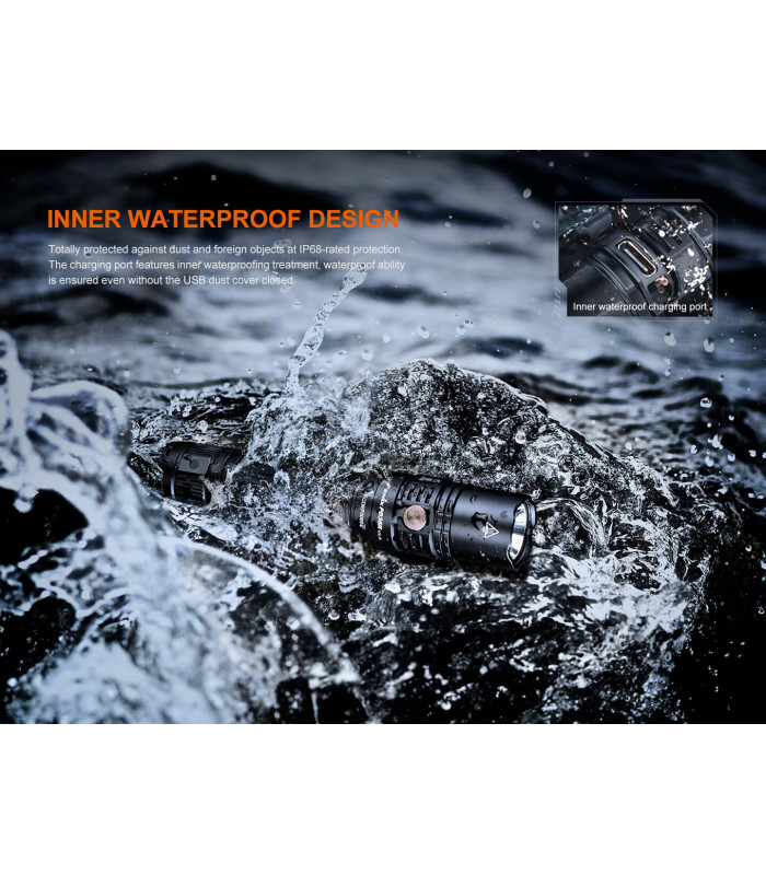 Φακός Fenix PD36R V2.0 Επαναφορτιζόμενος με USB
