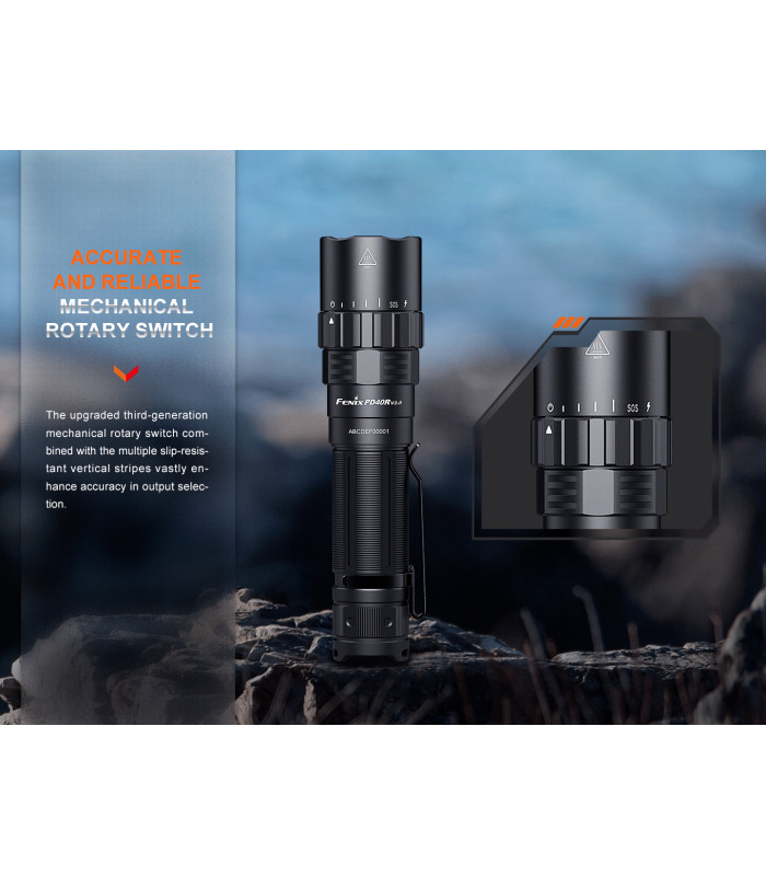 Φακός Fenix PD40R V3.0 Επαναφορτιζόμενος με USB