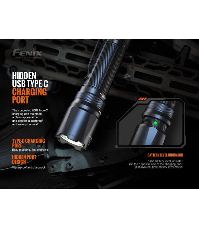 Φακός Fenix TK20R V2.0 Επαναφορτιζόμενος με USB