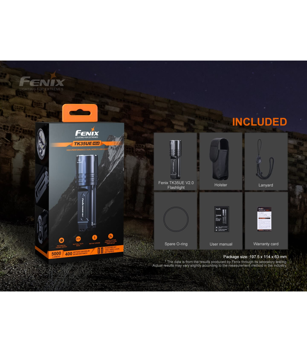 Φακός Fenix TK35UE V2.0